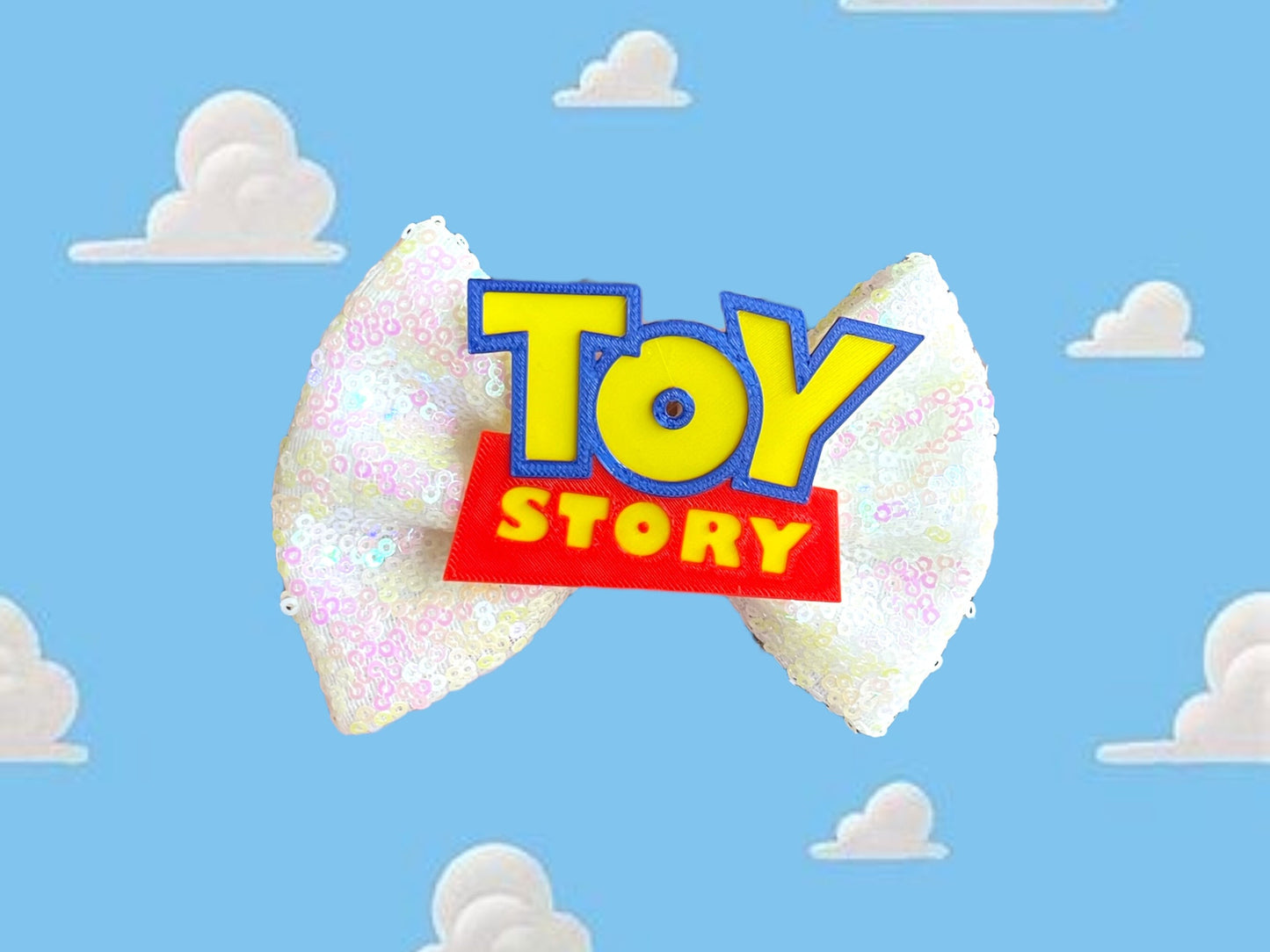 Toy Story Bow with Alligator Clip | Disney Inspired | Handmade Hair Accessory