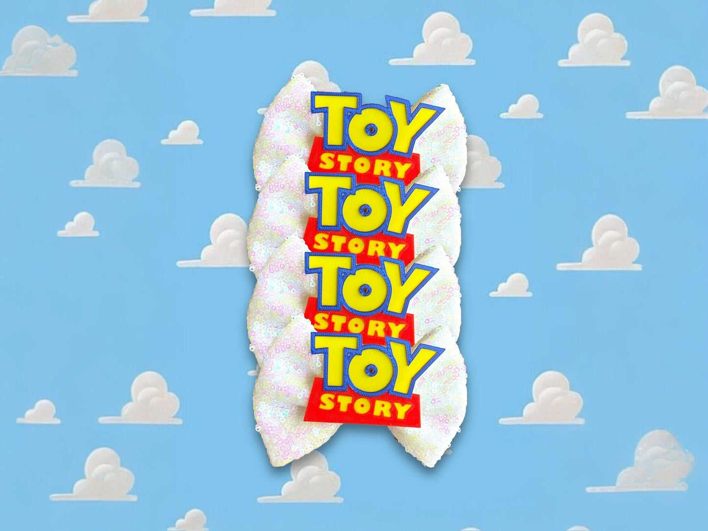 Toy Story Bow with Alligator Clip | Disney Inspired | Handmade Hair Accessory