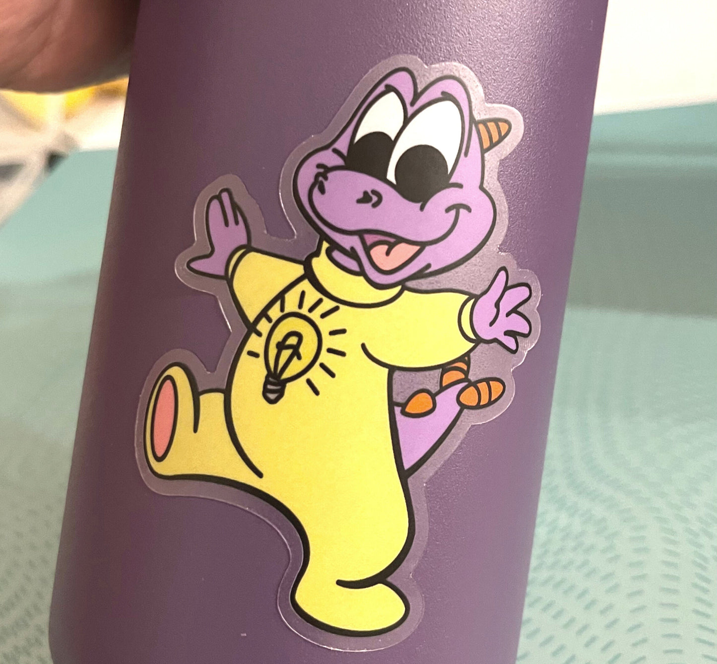 Baby Figment Clear Sticker | Whimsical Epcot Inspired Decal | Disney Nursery Decor