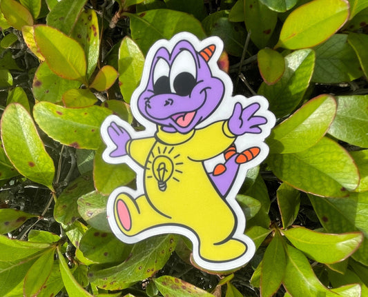 Baby Figment Clear Sticker | Whimsical Epcot Inspired Decal | Disney Nursery Decor